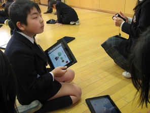 iPadでプレゼンテーション～５年生
