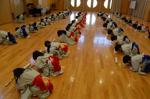 伝統の時間・日本舞踊～2年生