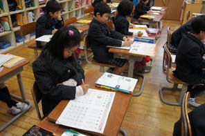がんばる漢字学習～2年生